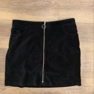 & other stories Black Velvet Skirt